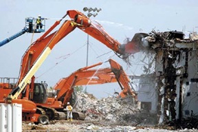 Building Being Torn Down