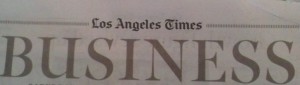 LA Times Business Section