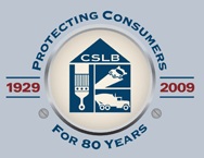 California Contractor State License Board Logo