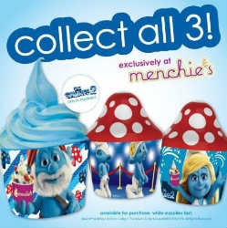Menchies Frozen Yougurt Smurfs 2 Cross Promotion