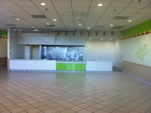 Interior Image of Former La Salsa Space in Irvine Approximately 2,527 square feet for Lease Contact Pramod Patel (323) 213-9193 for more information